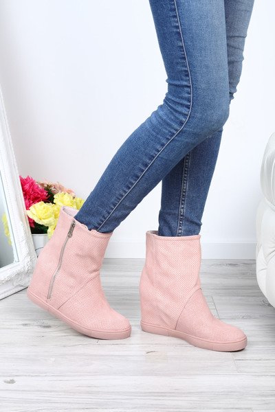 Pink Wedge Heels Genesis - Schuhe 1