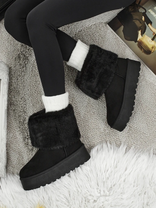 Чоботи a'la снігоходи жіночі з хутром Irelle