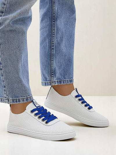 Royalfashion Damen-Eco-Leder-Sneaker Next Step