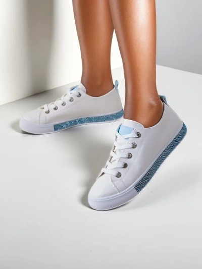 Royalfashion Damen Öko-Leder Sneaker Errosa