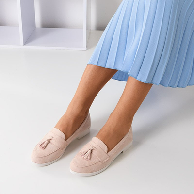 Atrugiel pulverisierte Frauenmokassins mit Quasten - Schuhe