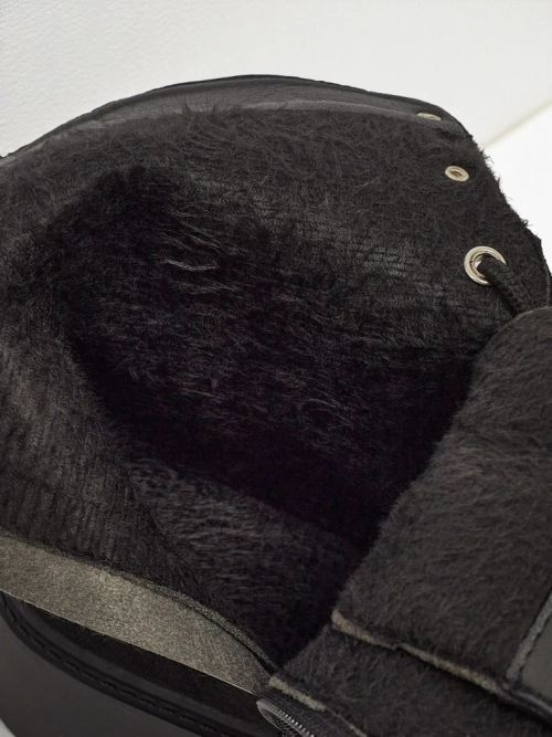 Еко замшеві шнуровані жіночі ботильйони Ferlyne