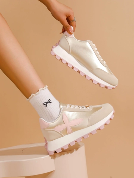 Royalfashion Damen Sport-Sneaker auf einer dickeren Sohle Aloqa