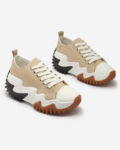 Sportschuhe a'la sneakers in beige Ascota- Footwear