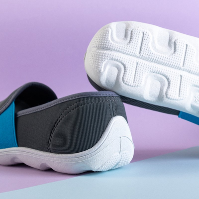 Graue Damenstoff-Sneaker ziehen Molara - Footwear an