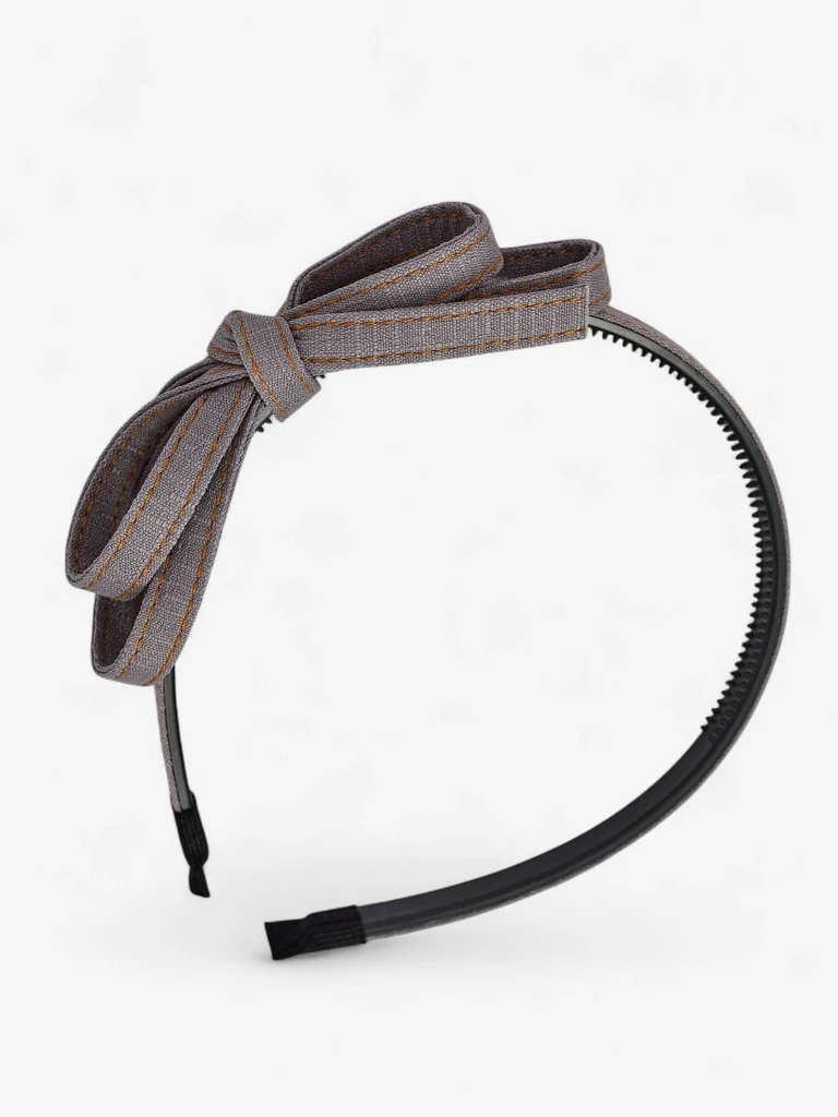 Royalfashion Haarband mit Schleife im Denim-Stil