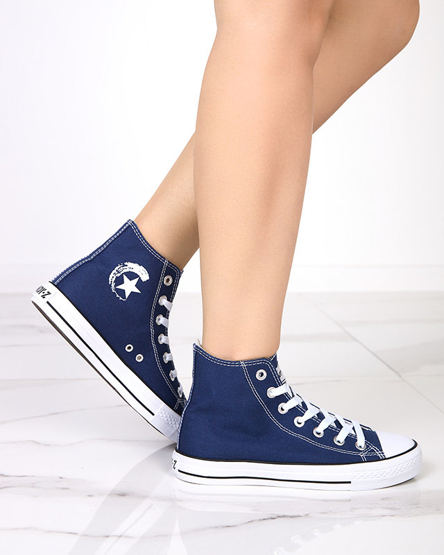 Marineblaue Garet-Sneakers für Damen - Schuhe