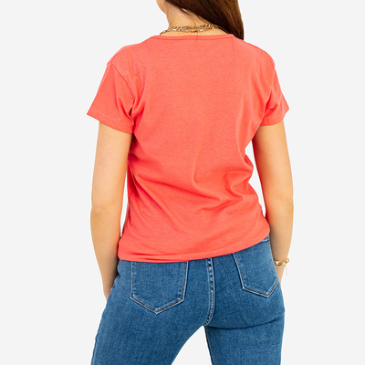 Damen-T-Shirt mit Korallen-Print - Kleidung