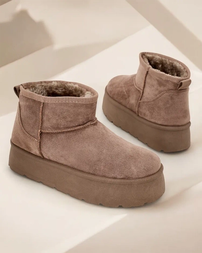 Royalfashion Kurze Stiefel Damen-Schneestiefel Hawanni