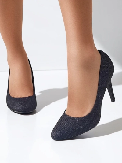 Royalfashion Glitzernde Damen-Stiletto-Absätze Enen