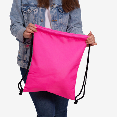 Fuchsia Damen Stoffsack Rucksack - Accessoires