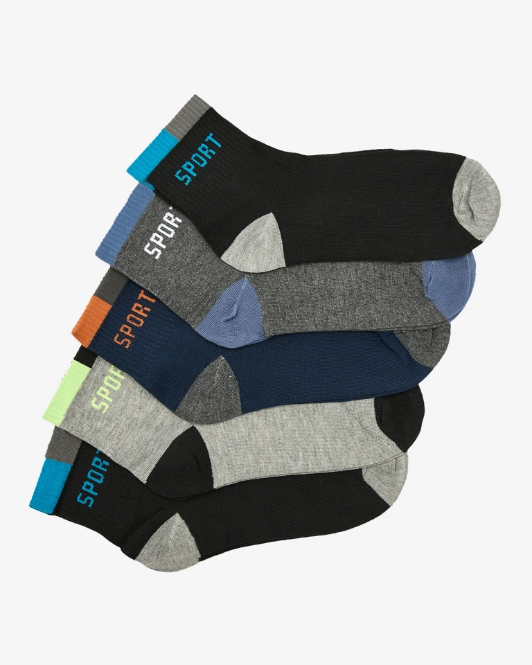 Royalfashion Multicolor Herrensocken 5/Pack