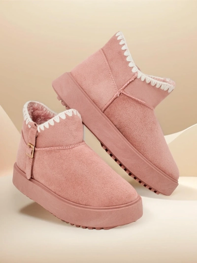 Royalfashion Damen kurze Schneestiefel Ewioz