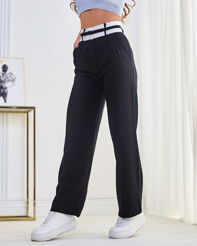 Жіночі широкі штани з тканини Royalfashion