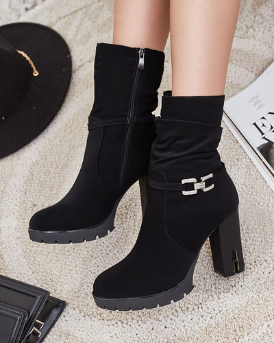 Royalfashion Women's Teroleda Decorated Stiletto Boots