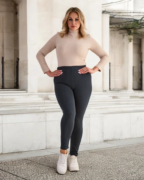 Royalfashion Isolierte Damen-Treggings-Hose PLUS SIZE