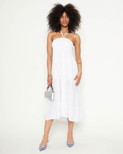 Weißes Midikleid in PLUS SIZE - Bekleidung