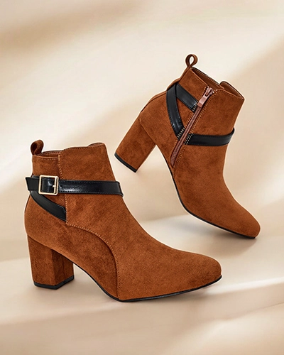 Royalfashion Damen Plateau-Stiefeletten Eloron