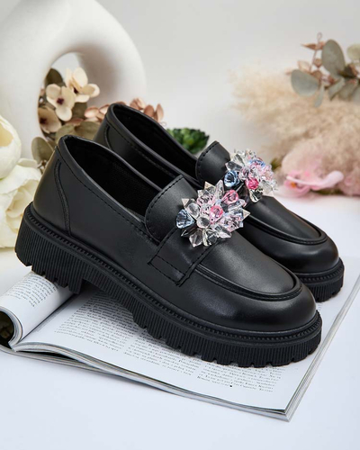 Royalfashion Жіночі мокасини з різнокольоровим бісером Karonia