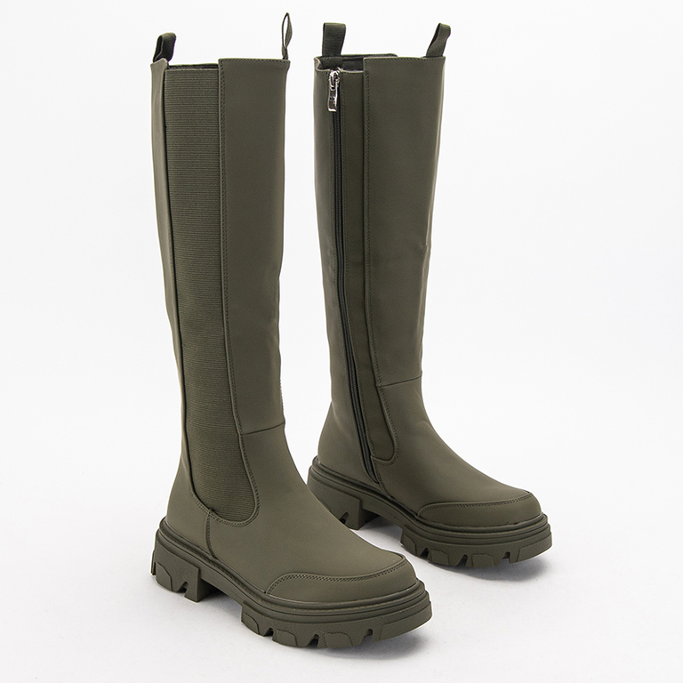 Grüne Damen Stiefeletten Promase - Schuhe