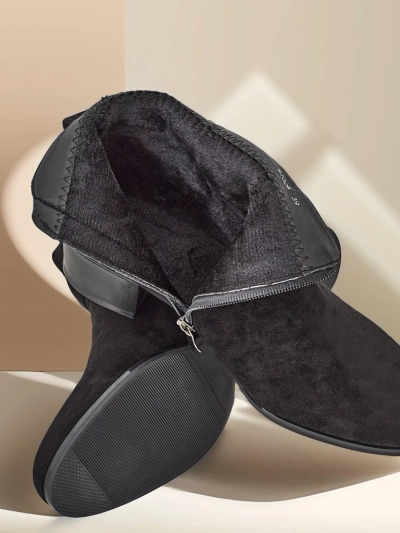 Botki Elegante Nero z Ekoskóry