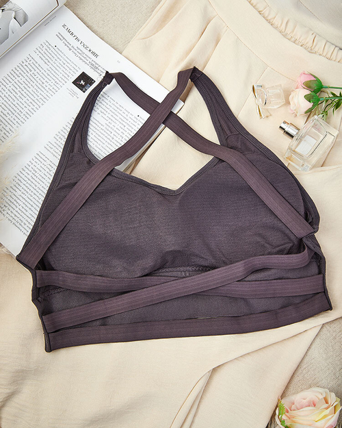 Жіночий спортивний бюстгальтер Royalfashion з цирконами