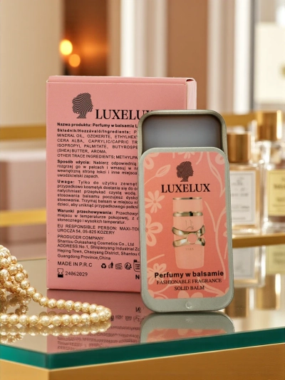 LUXELUX Solid Balm Aurelia – parfümierter Balsam in Metalldose 10g