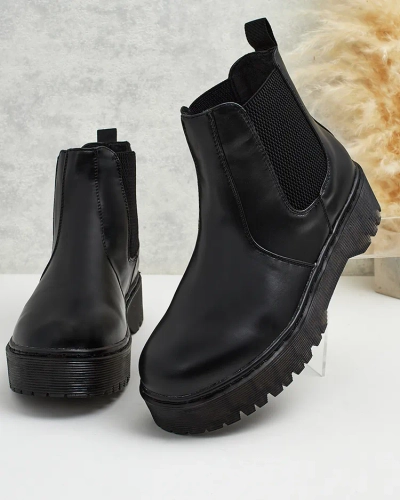 Royalfashion Damen eko Leder Movitas Stiefel