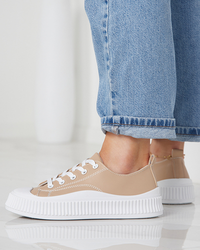 Khakifarbene Damen-Sportschuhe Kerisso Sneakers - Footwear