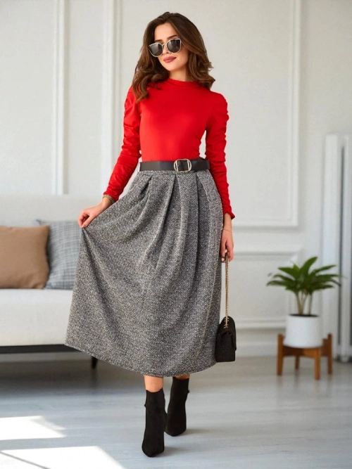 Жіноча міді-спідниця Royalfashion