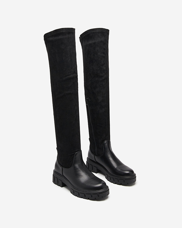 Schwarzer Damenstiefel Liki -