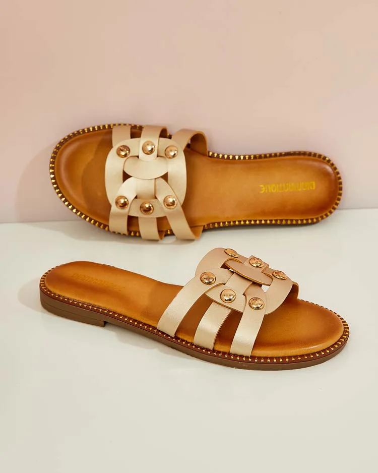 Royalfashion Erole Damen Flip-Flops mit flacher Sohle