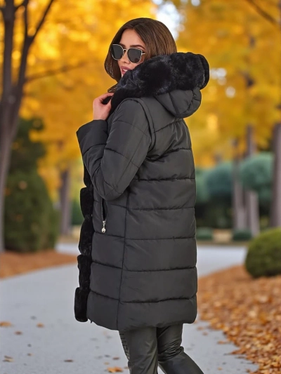 Royalfashion Damenjacke mit abnehmbaren Ärmeln