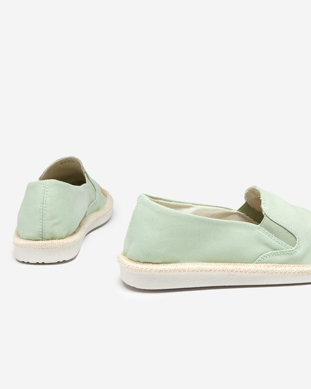Mintfarbene Damen-Espadrilles Joll- Footwear