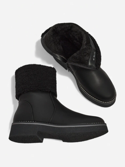 Luna Damenstiefeletten Schwarz Leder Elegant für den Winter