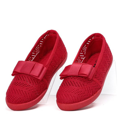 Rote Turnschuhe für Mädchen Tabbi - Schuhe