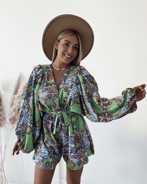 Жіночий візерунчастий комбінезон Royalfashion