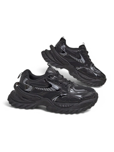 Royalfashion Damen Lack-Sneaker Leysi