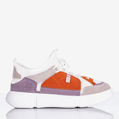 Weiße hässliche Schuhe mit bunten Jessi-Einsätzen - Schuhe 1