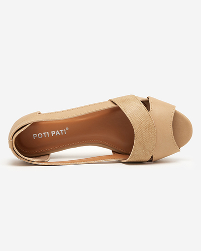 Beige Damensandalen Weronida - Footwear