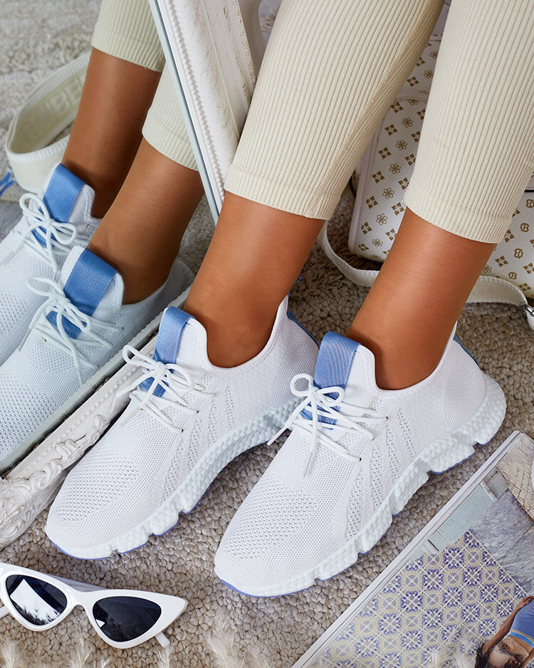 Baym Damen-Sportschuhe in Weiß und Blau - Schuhe