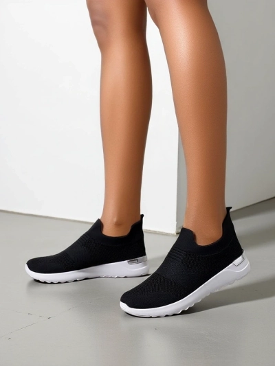 Royalfashion Damenschuhe zum Hineinschlüpfen aus Textil Satet
