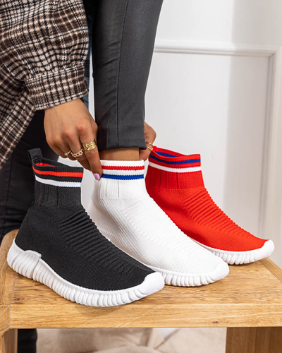 Weiße Damen-Sneaker zum Hineinschlüpfen von Deloni - Schuhe