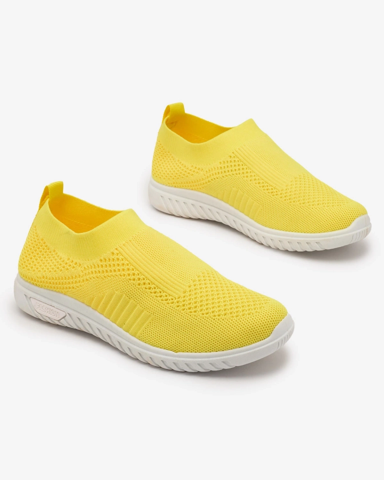 Gelbe Damen-Sportschuhe aus Stoff zum Hineinschlüpfen Gilissa - Footwear