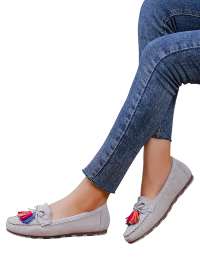 Royalfashion Damen Eco-Suede Mokassins Zimmid