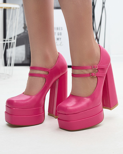 Fuchsia Damen hohe Stiletto-Pumps Edisa - Schuhe