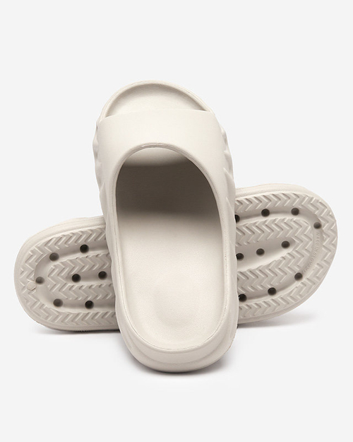 Світло-сірі жіночі шльопанці Derika