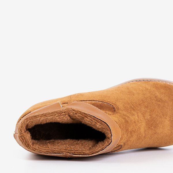 Eliana Stiefeletten aus Öko-Wildleder mit Keilabsatz