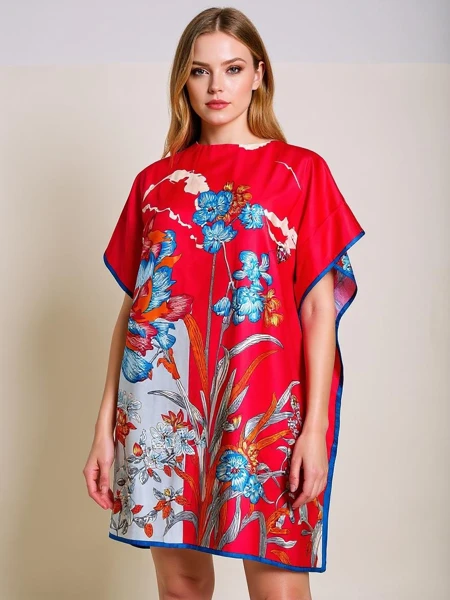 Сукня-парео до колін Royalfashion Calista – багатоколірна елегантність