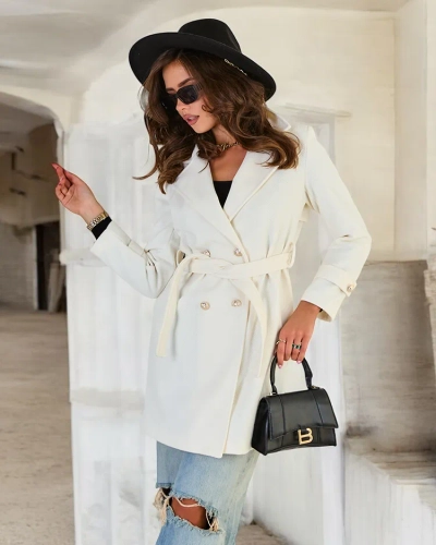 Royalfashion Women's Tiered Coat
